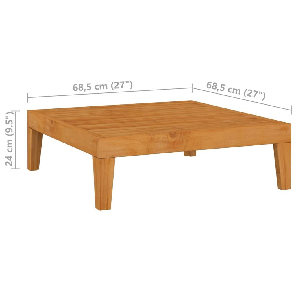 Solid Acacia Wood Garden Table I627713