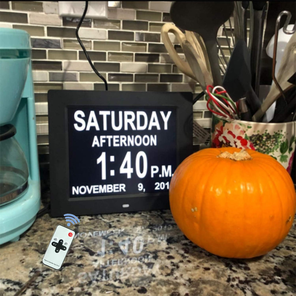 Digital Calendar Alarm Day Clock with Remote Control E1501