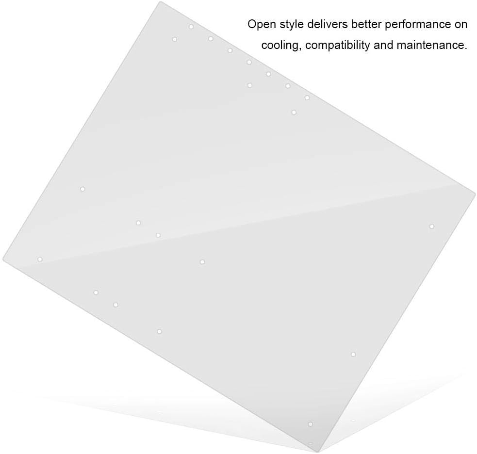 Transparent Acrylic Open Frame Computer Case Pack of 2 A9824