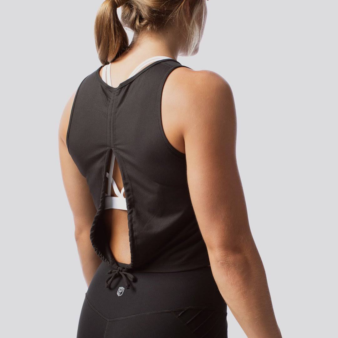 Black Crop Tank L65718
