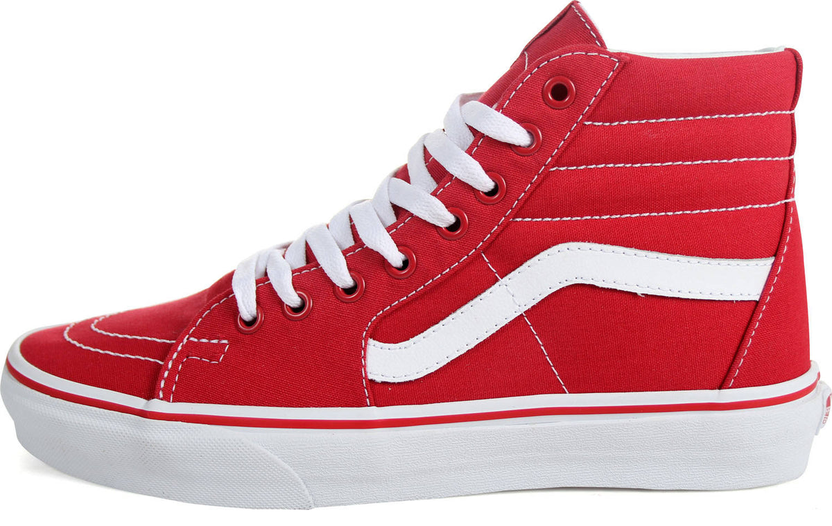 Red Canvas Sk8-Hi O800