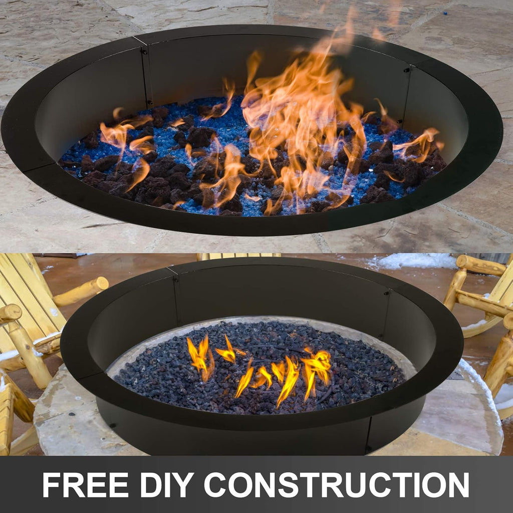 42 Inch Fire Pit Ring Heavy 2mm Steel W281