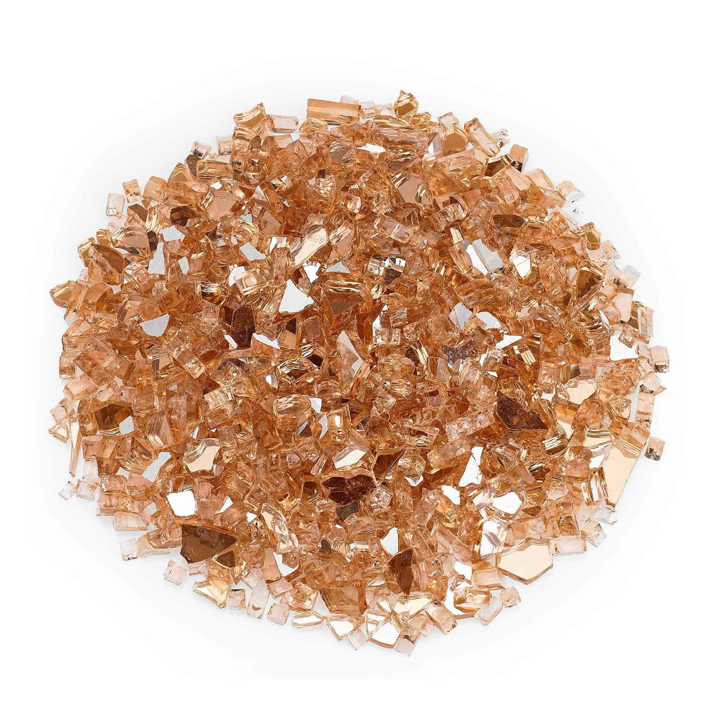 1/4 in. Reflective Fire Glass 10 lbs. Bag N7954