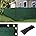 6' x 50' Black Fence Privacy Screen with Grommets D1327