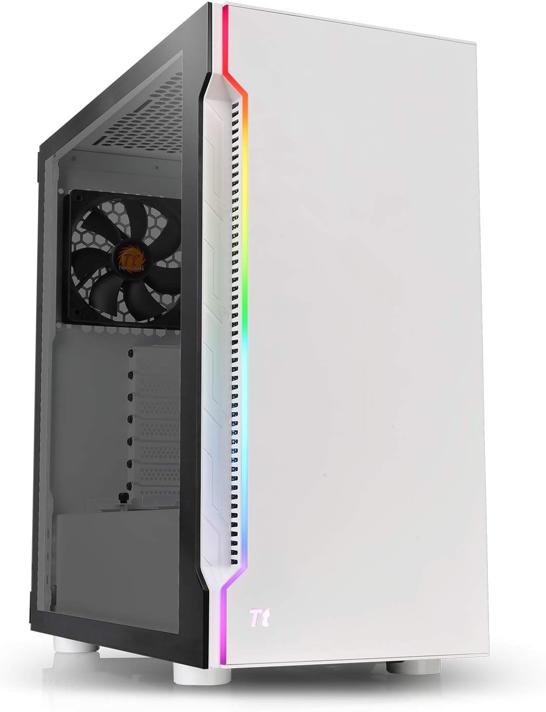 Black Tempered Glass Micro ATX Gaming Computer Case U4902