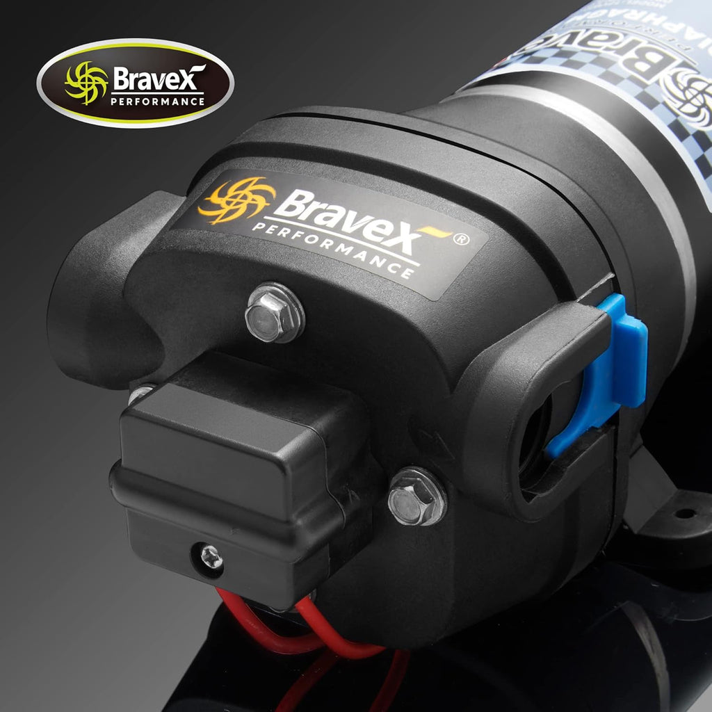 12V 5.2 GPM 40PSI Self Priming Water Diaphragm Pump with Pressure Switch M7936