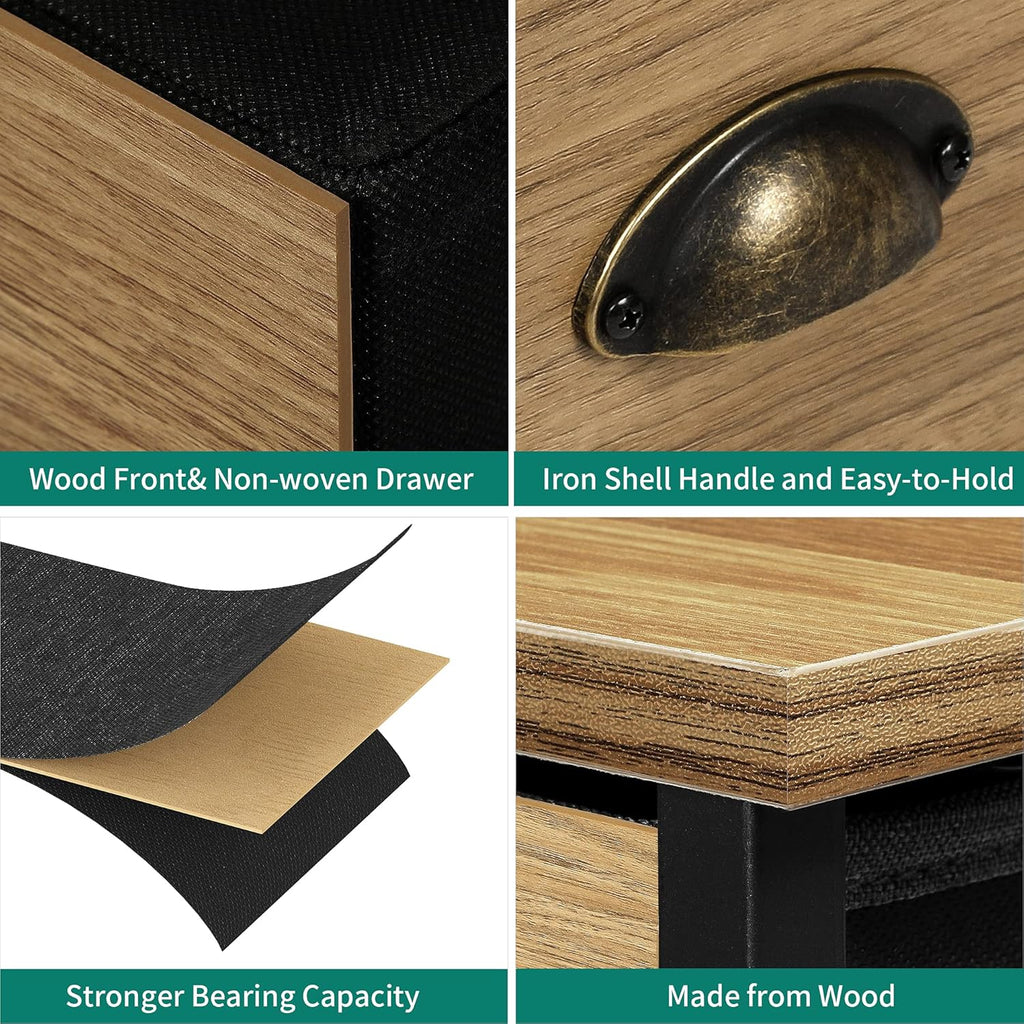 Fabric 7 Drawer Dresser H262