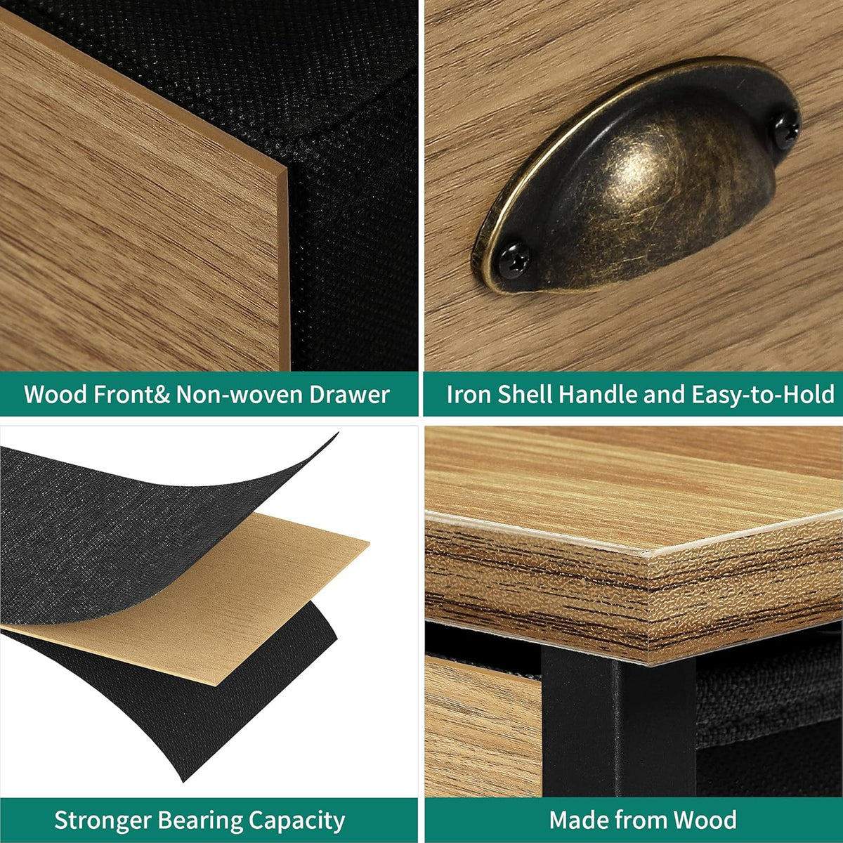 Fabric 7 Drawer Dresser H262