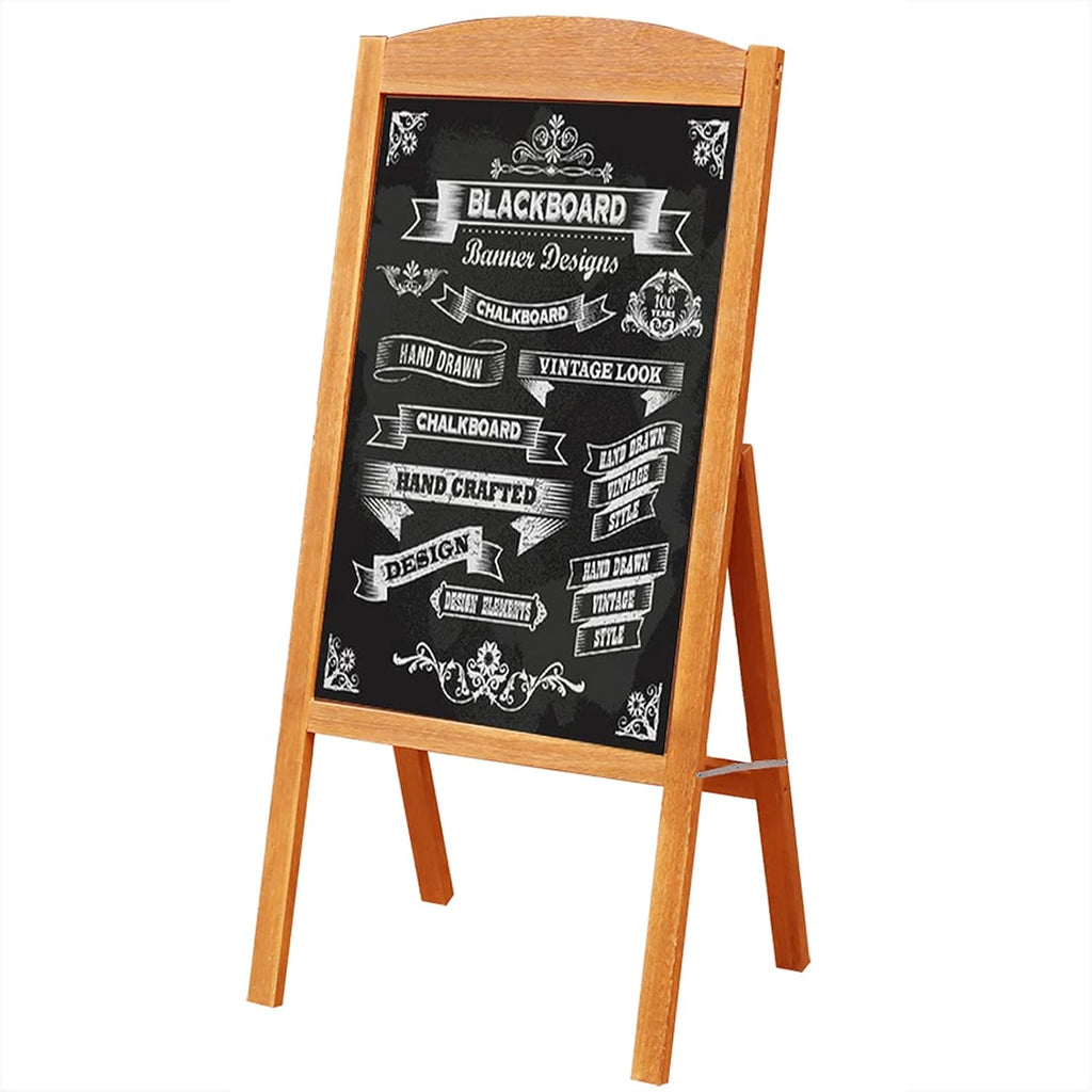 Large 35 x 17 Inch Wood A-Frame Chalkboard Sign R848