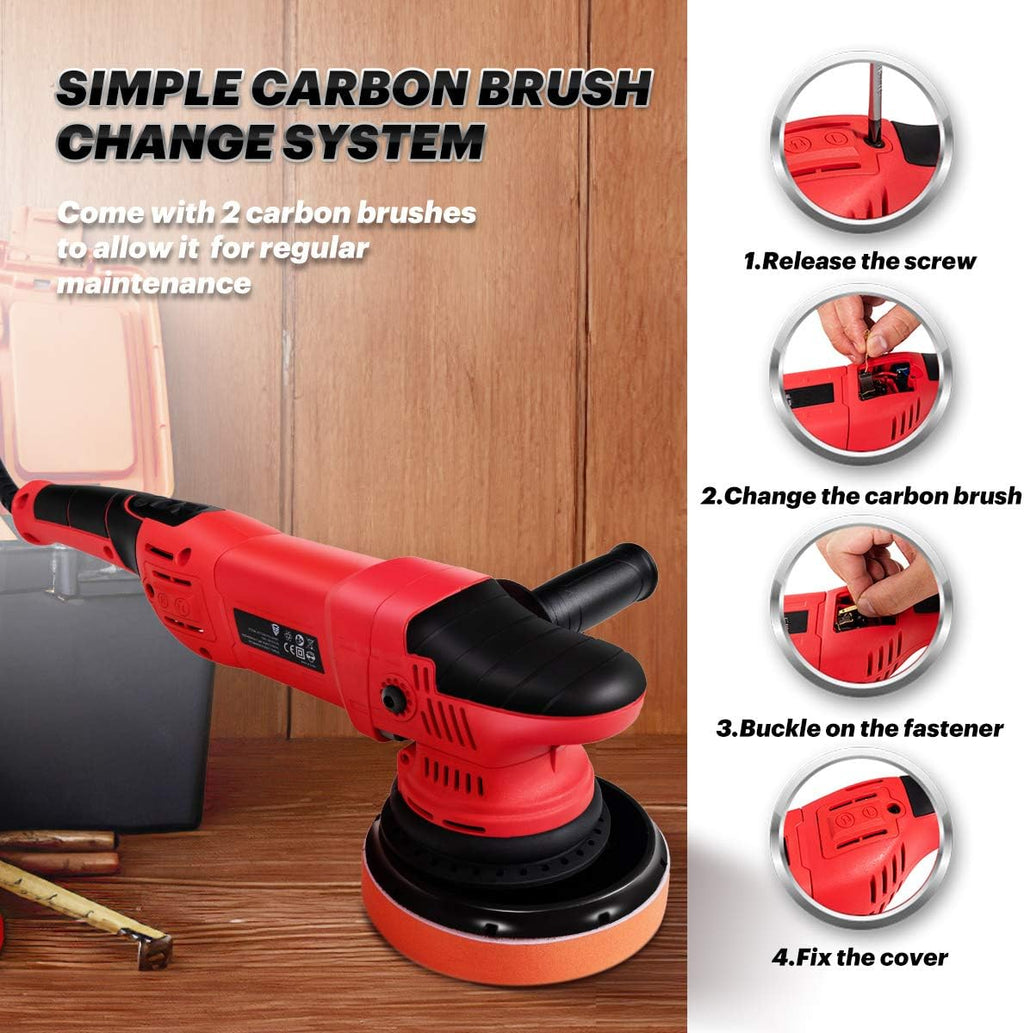 6'' Dual Action Random Orbital Polisher S63265