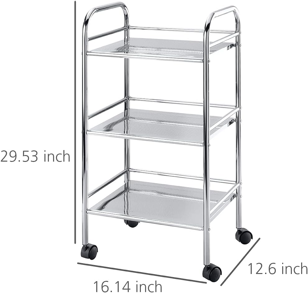 3 Tier Rolling Utility Cart S11480
