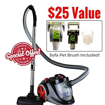 Bagless Canister Cyclonic Vacuum with HEPA Filter E32712