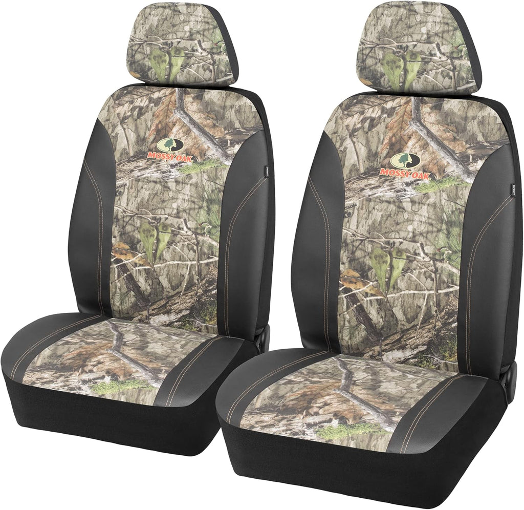 Camo Seat Covers Low Back PVC Canvas Airbag Compatible V326