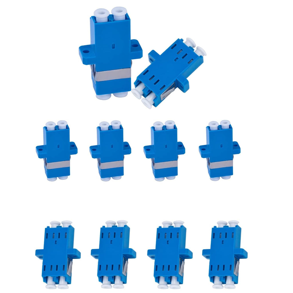 Fiber Optic Cable Adapter LC to LC Duplex Pack of 2 L7925
