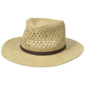 Crocheted Raffia Outback Hat D46173