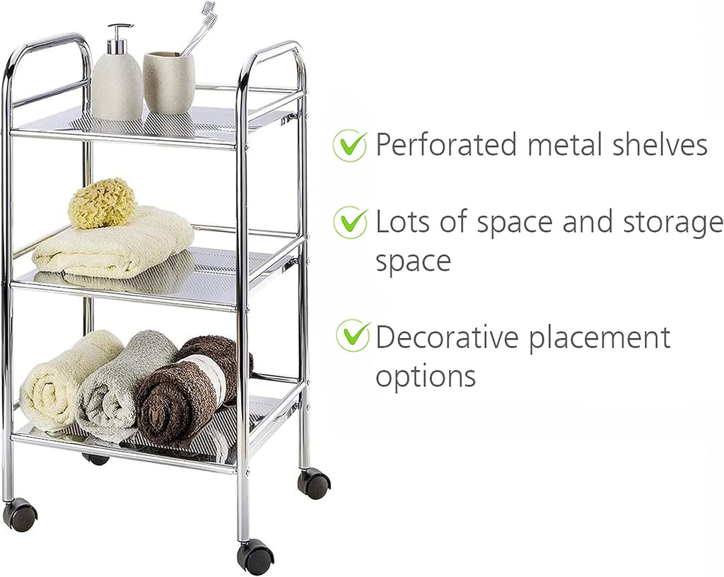 3 Tier Rolling Utility Cart S11480