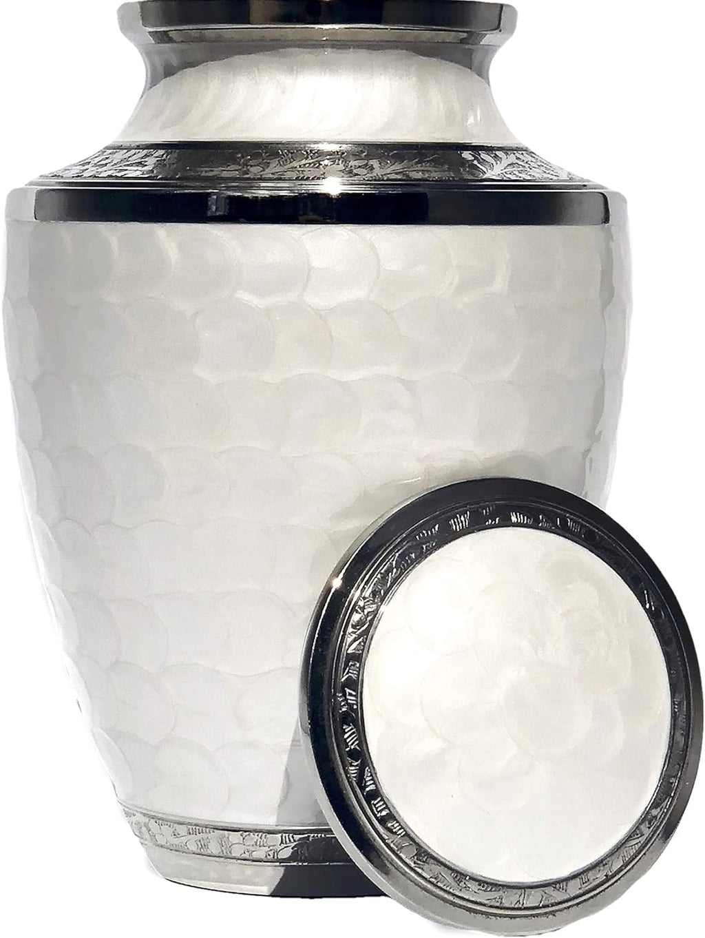 Handcrafted Cremation Urn for Human Ashes with Velvet Bag B278642