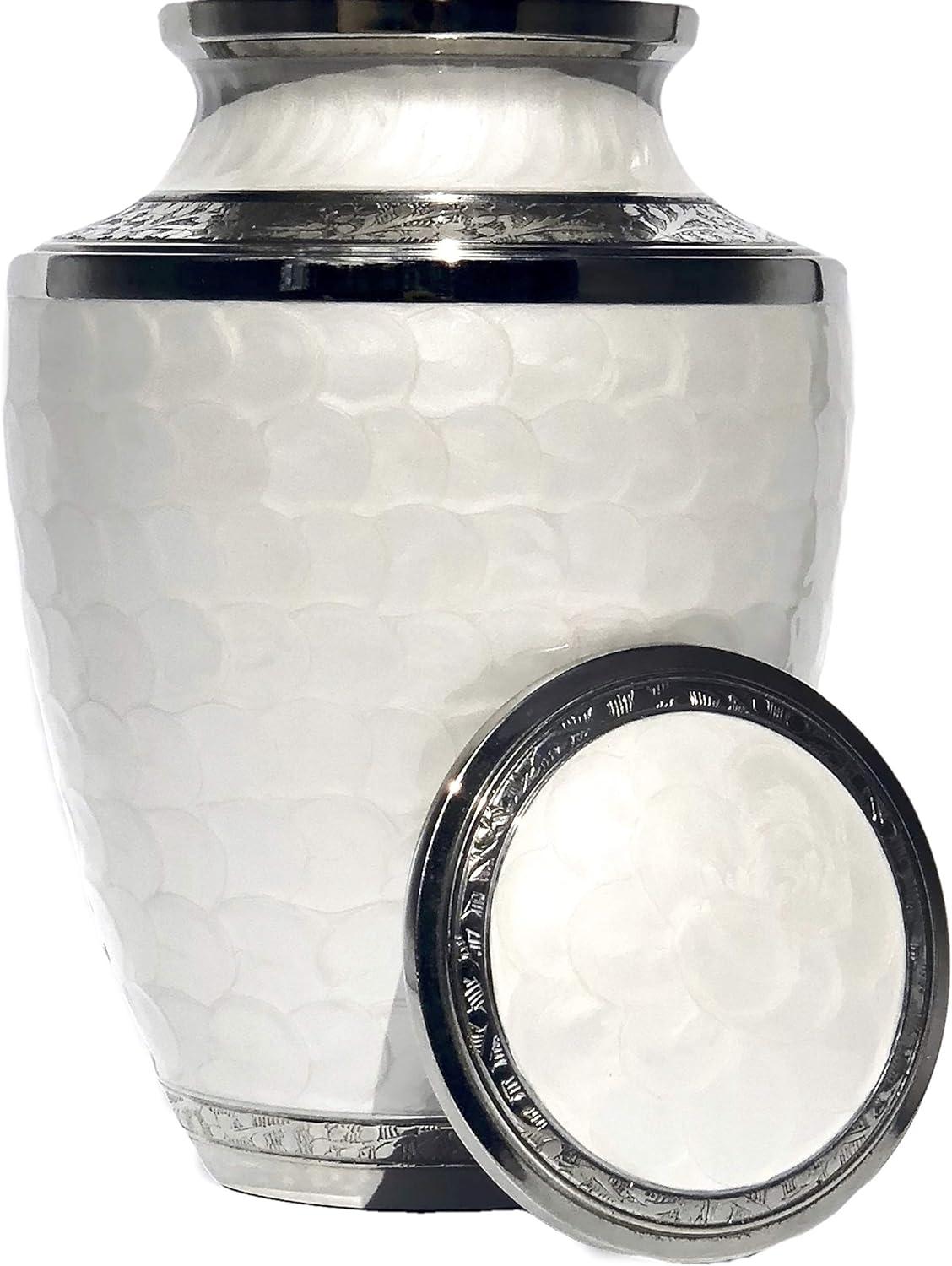 Handcrafted Cremation Urn for Human Ashes with Velvet Bag B278642