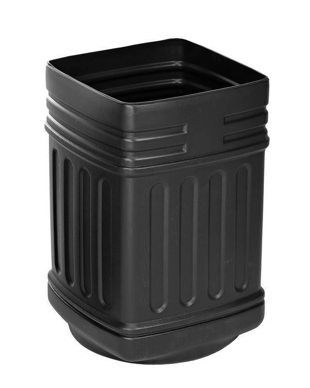 Black 16-Gallon Outdoor/Indoor Trash Can X647830