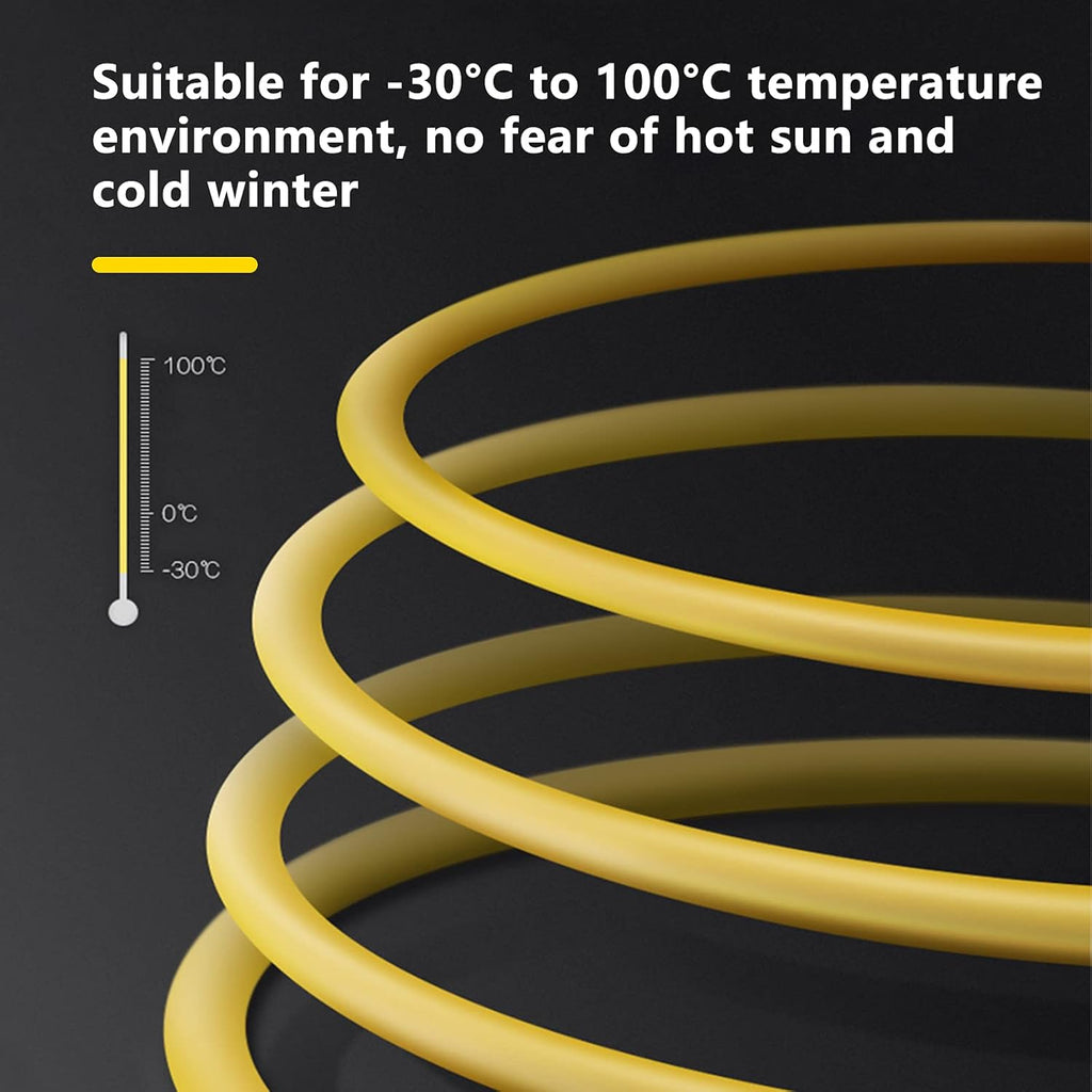 25-Foot 10 Gauge Generator Extension Cord NEMA L14-30P to Four 5-20R T910