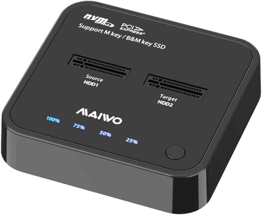 2 Bay M.2 NVMe Clone Docking Station G8763