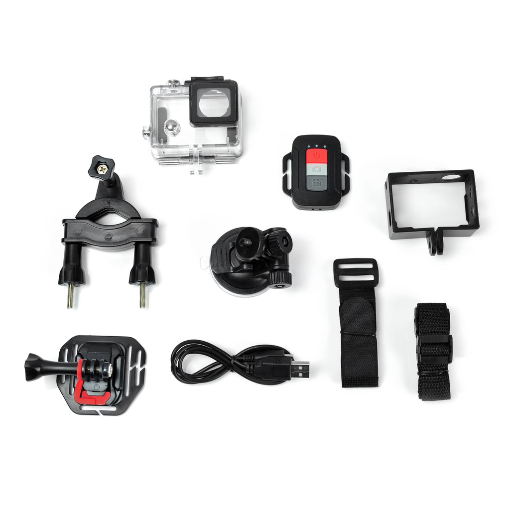 8.0 MP Ultra HD 4K Black Action Camera I757071