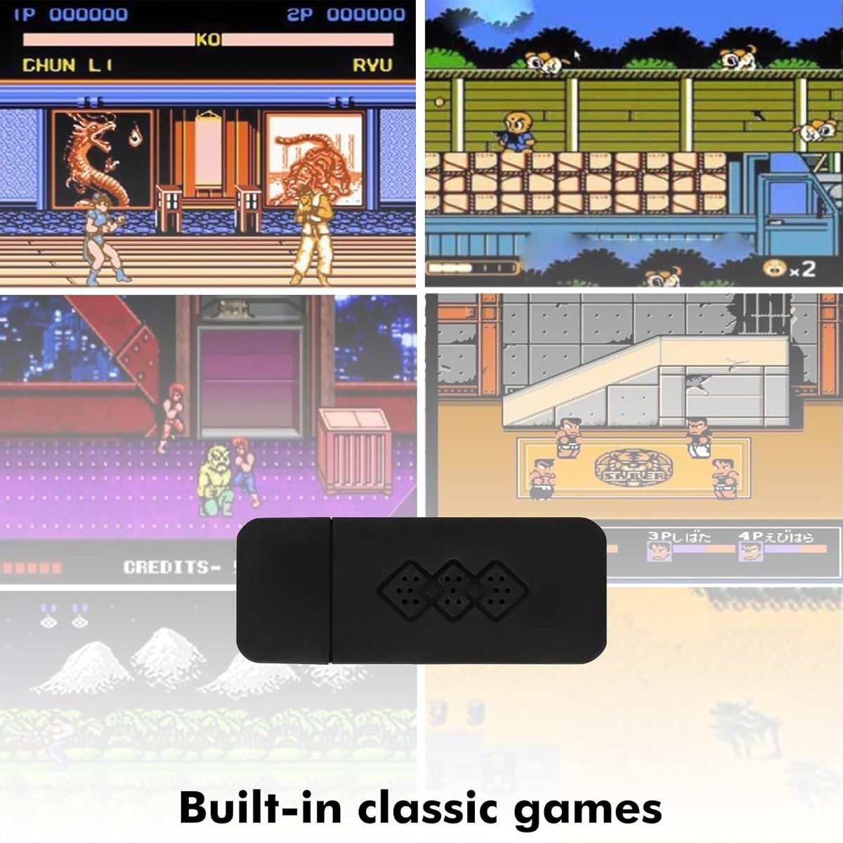 Retro Video Game Console with 818 Classic HD Video Games U442