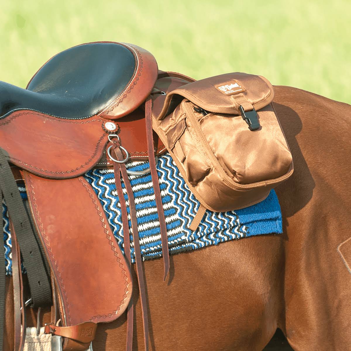 Black Medium Rear Saddle Bag H599