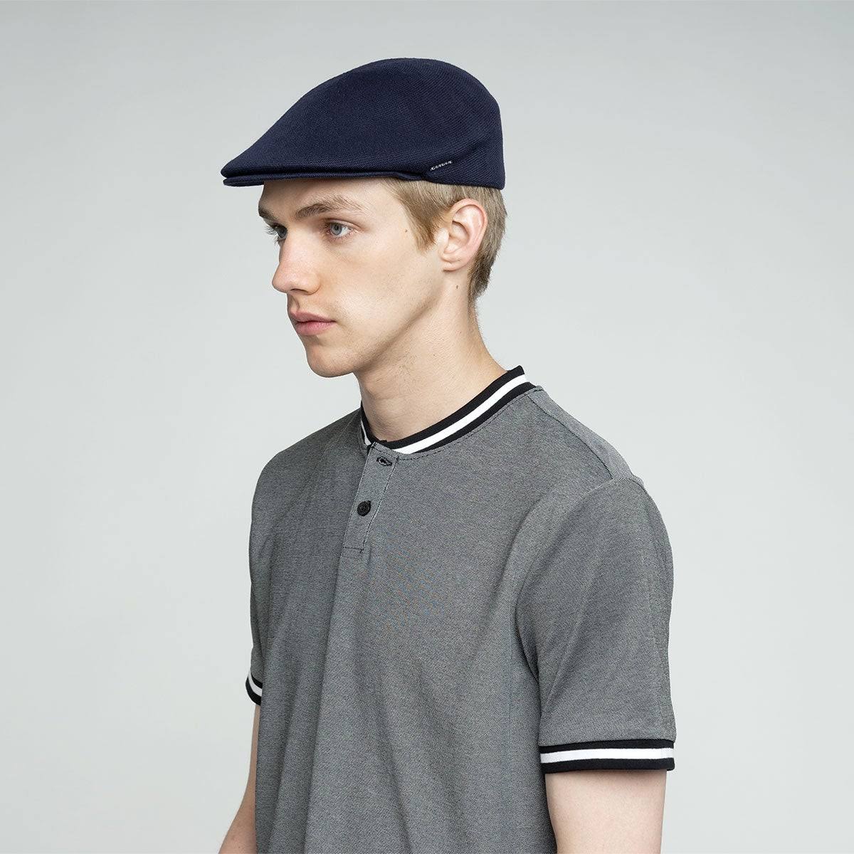Flat Cap Dark Blue Bamboo H62555