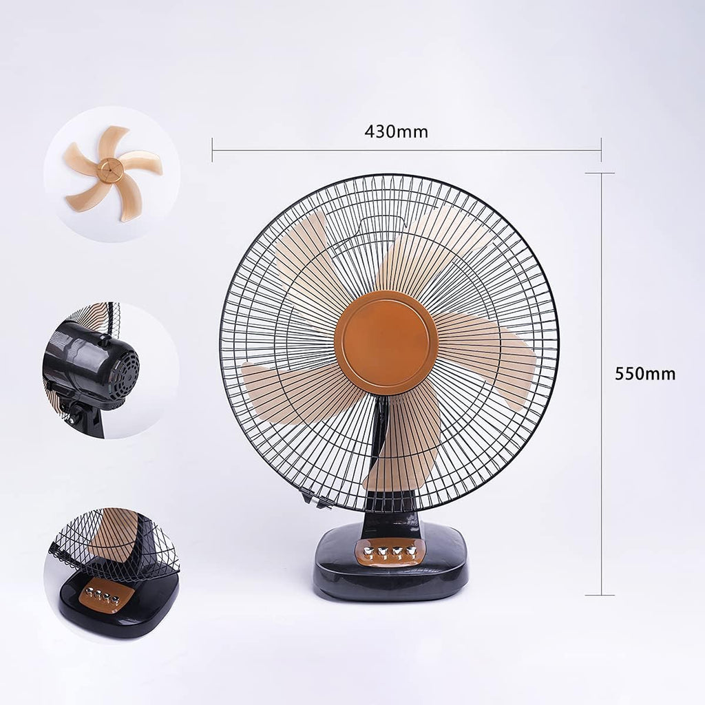16'' Rechargeable Battery Operated Table Fan T898