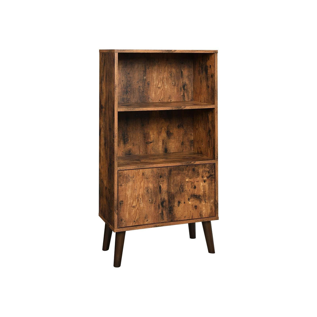 2-Tier Bookcase with Doors T659
