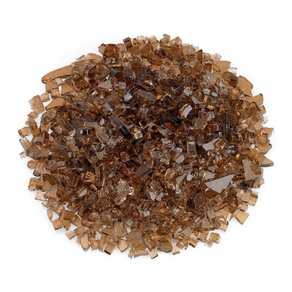 1/4 in. Reflective Fire Glass 10 lbs. Bag N7954