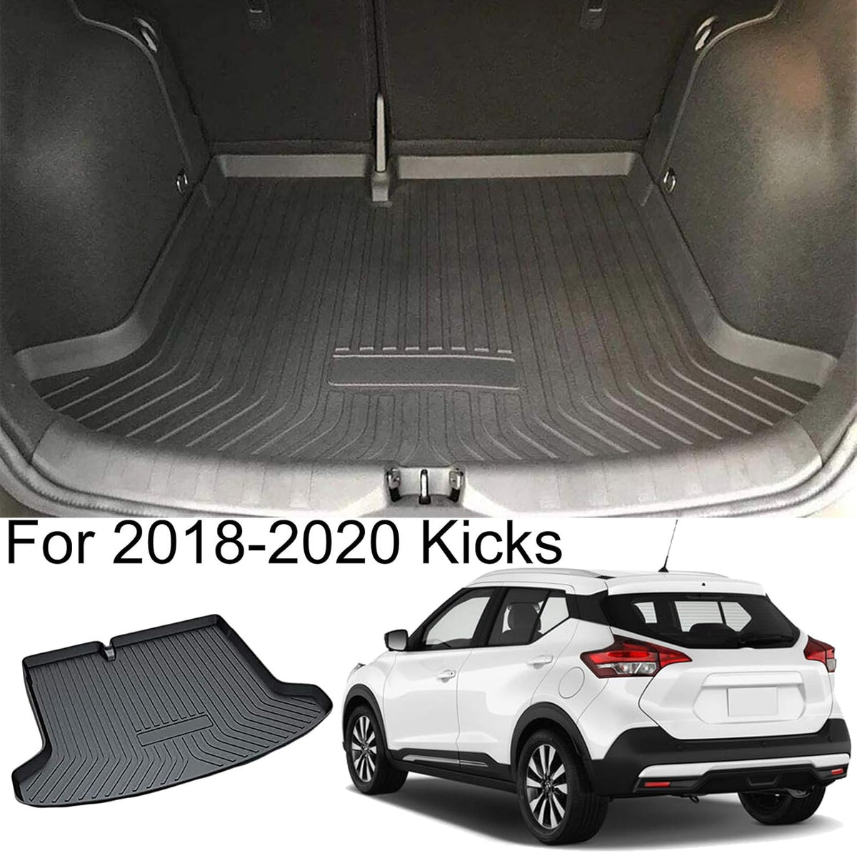 Cargo Liner Rear Cargo Tray Trunk Floor Mat Protector A2471