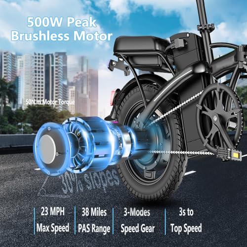 Folding Electric Bike 500W 48V 12AH M770145