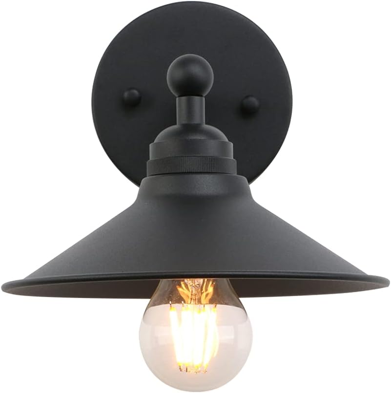 3 Pack Black Metal Wall Fixture Lighting Lamp X821