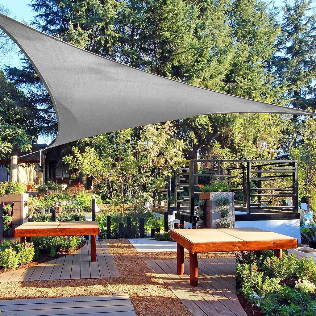 Rectangle Sun Shade Sail Canopy 16'X20' Permeable Shade Cloth C7212