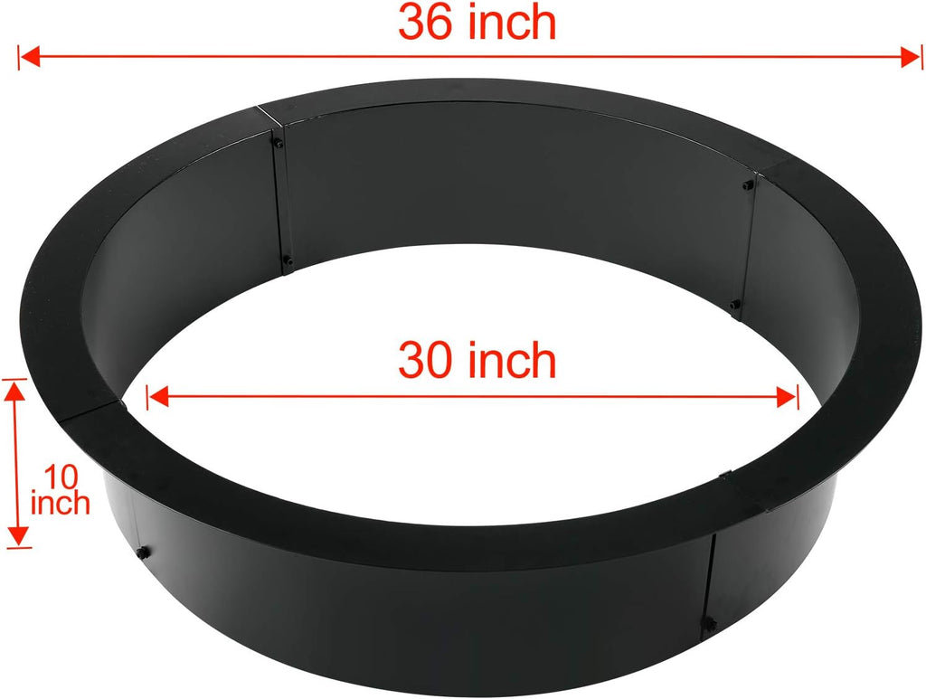 42 Inch Fire Pit Ring Heavy 2mm Steel W281