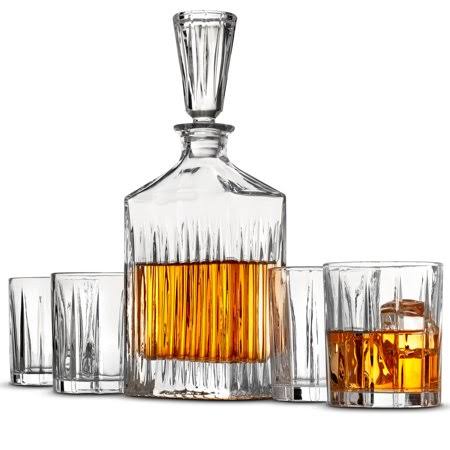 5-Piece Whiskey Decanter Glass Set U2338