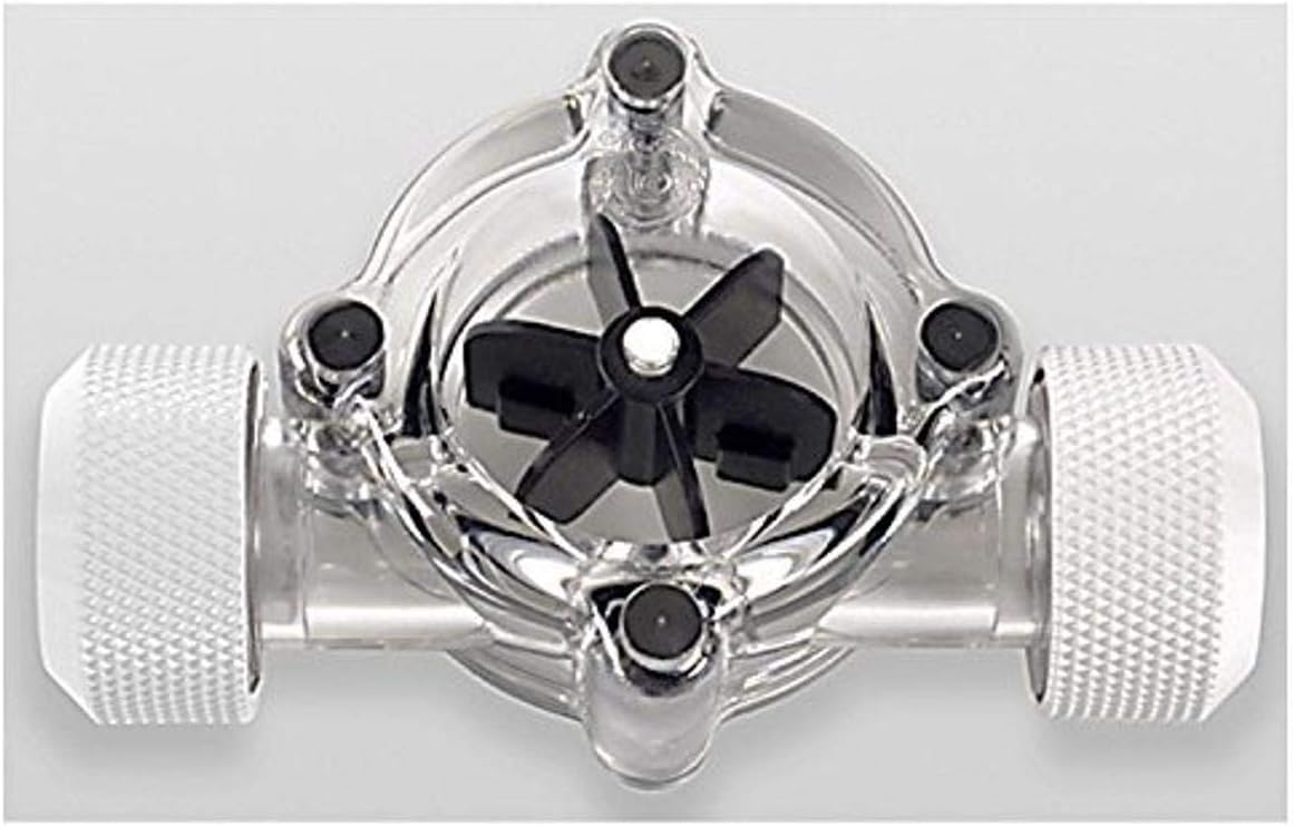G1/4 Flow Indicator Clear Main Body Black Blade White L910599