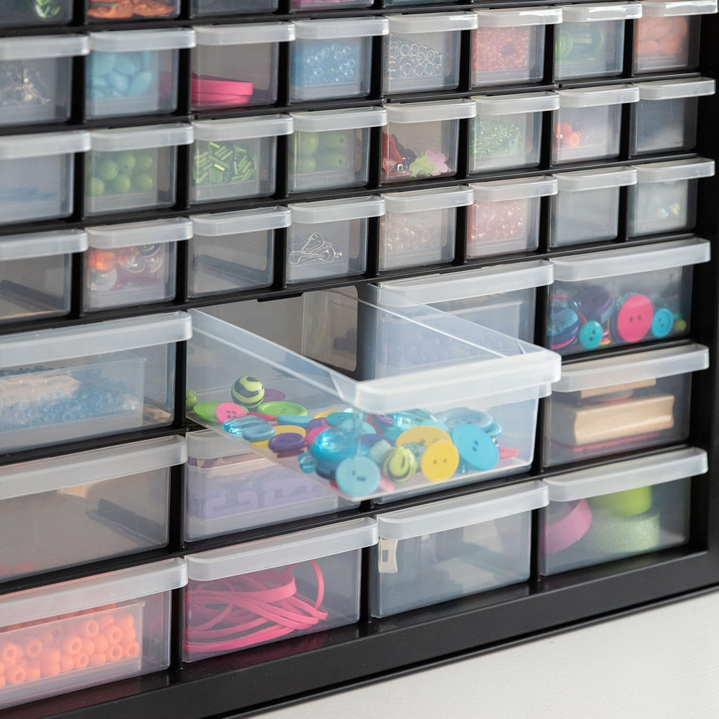 44 Drawer Parts and Hardware Cabinet, Black T11035