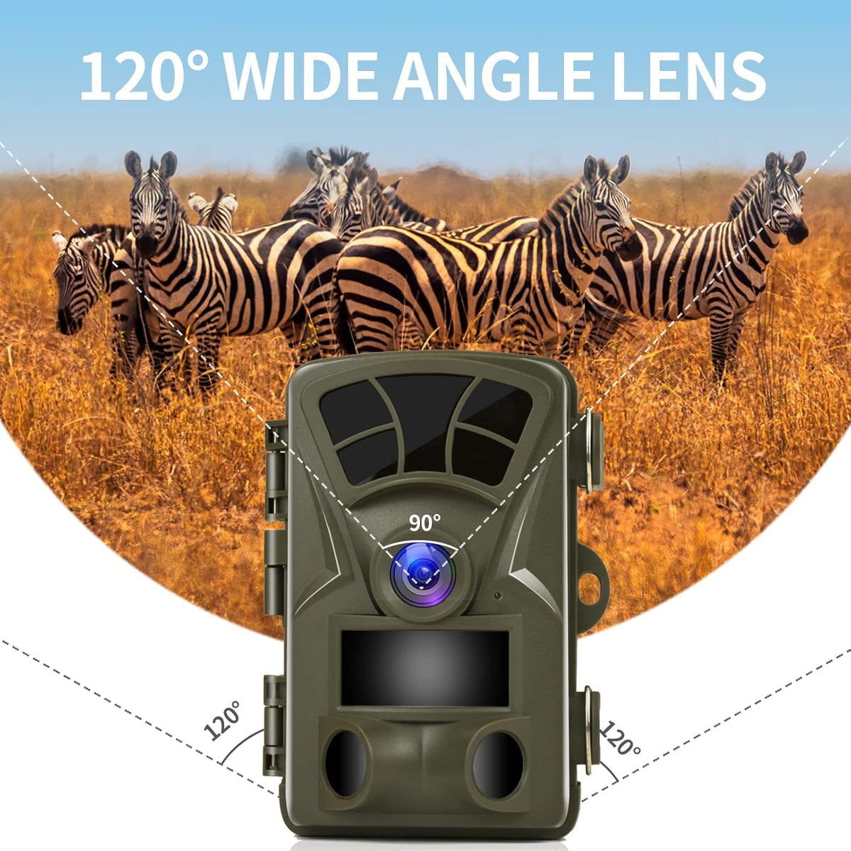 21MP 1080P Trail Camera with Night Vision A186