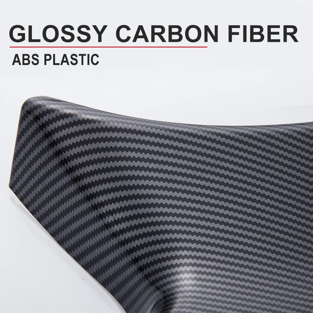 4PCS Glossy Carbon Fiber Door Sill Protector T5021