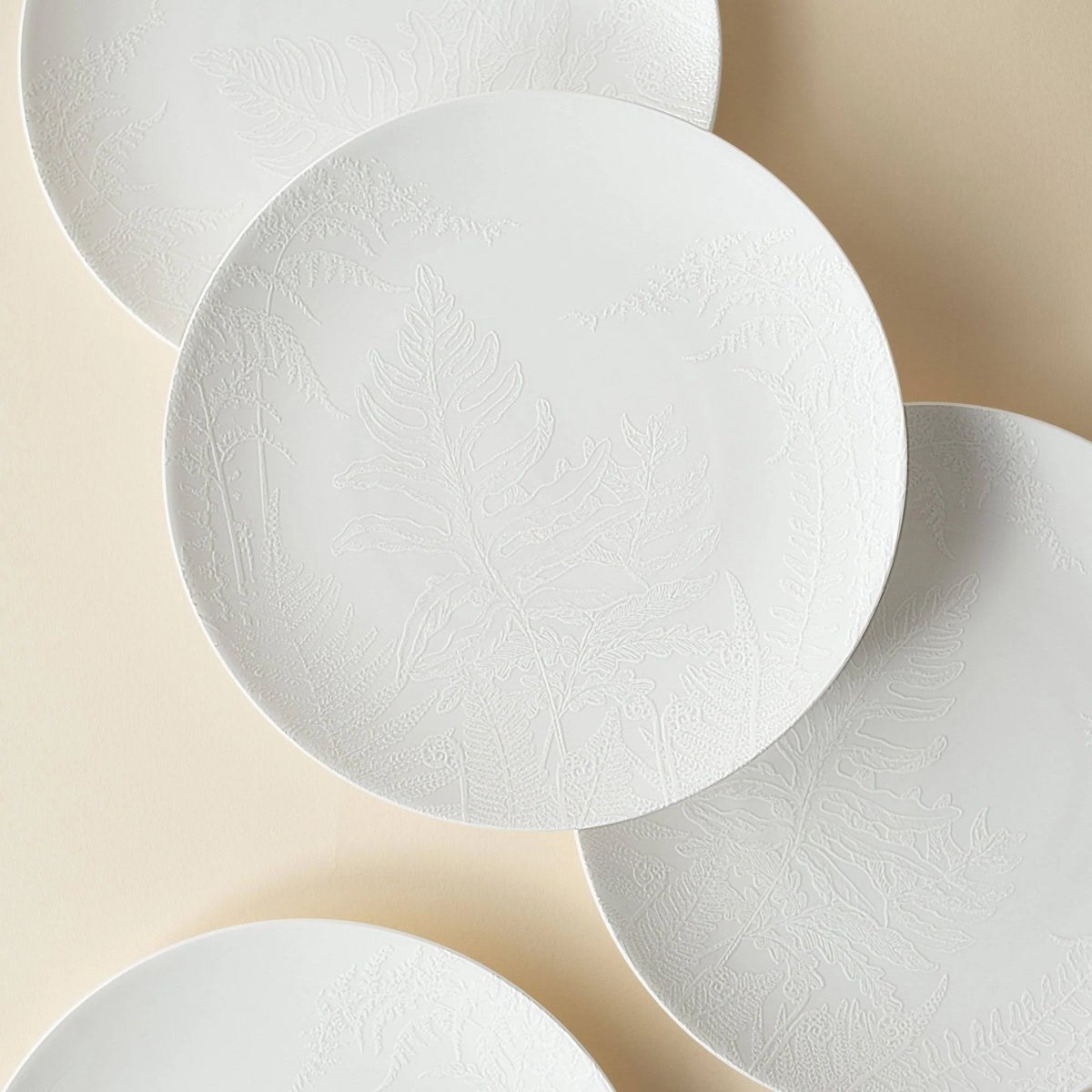 White Canapé Plates Set of 4 U6509