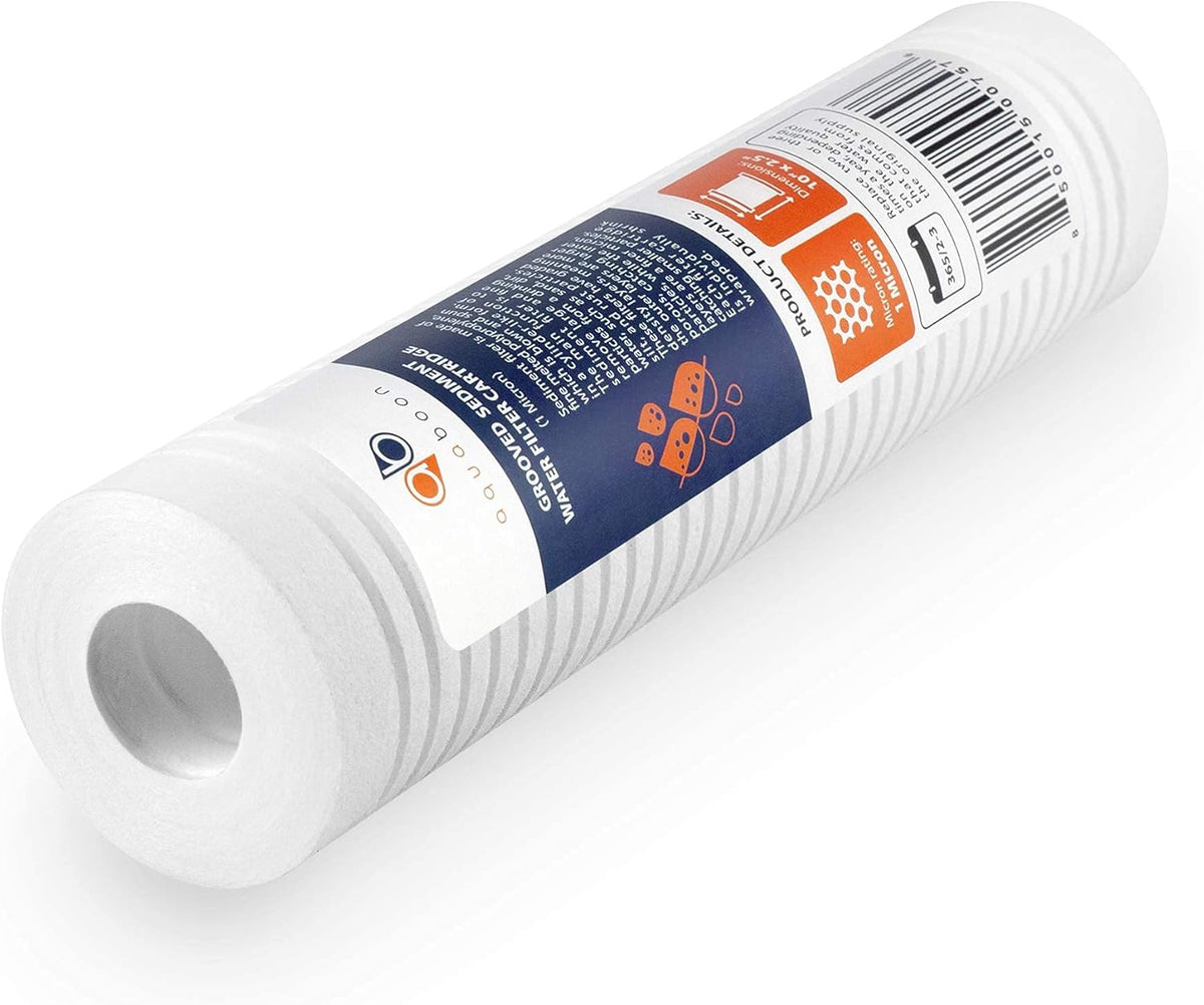 10 x 2.5 Grooved Sediment Water Filter Replacement Cartridge 25-Pack R695
