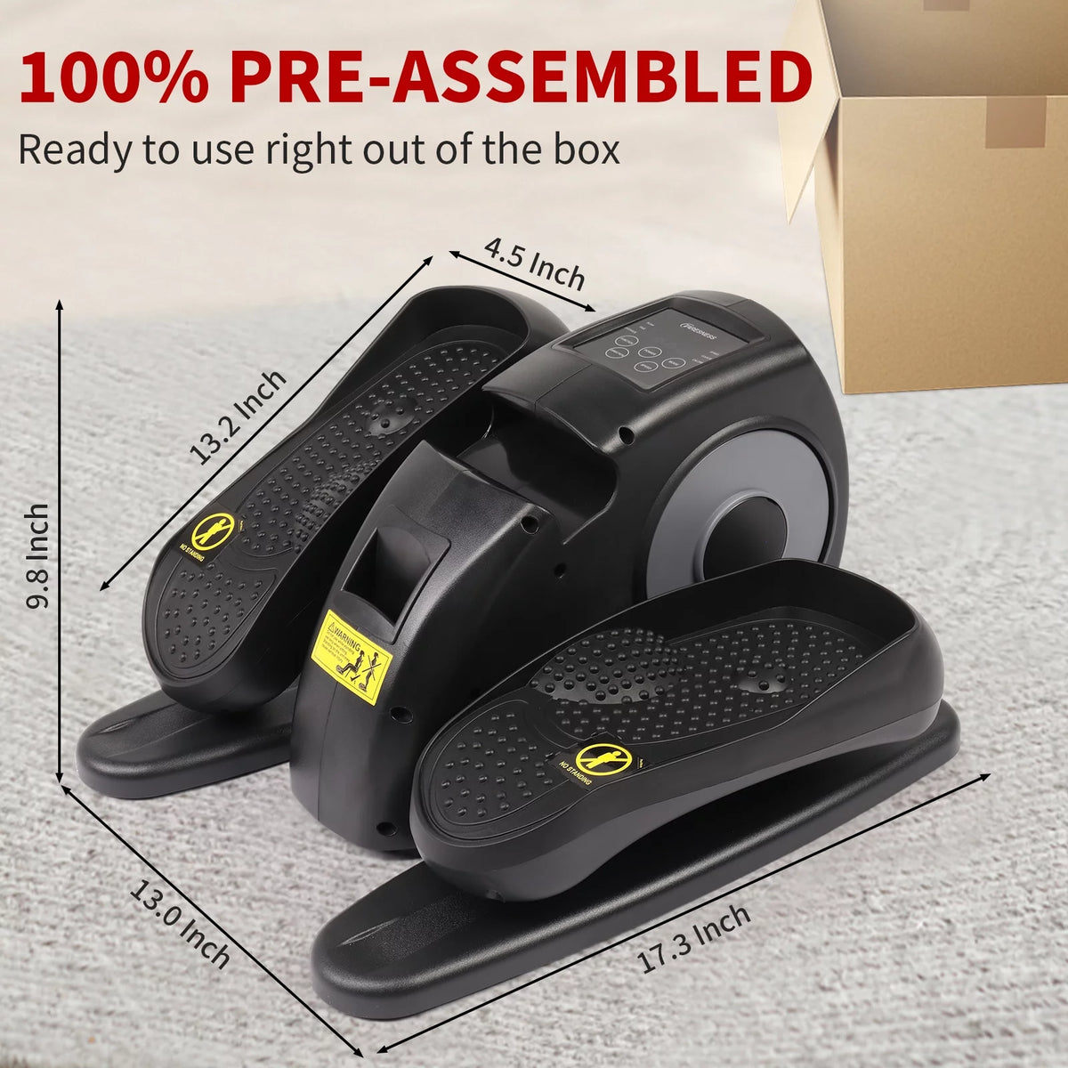 Under Desk Elliptical Bike, Mini Electric Elliptical Machine I846