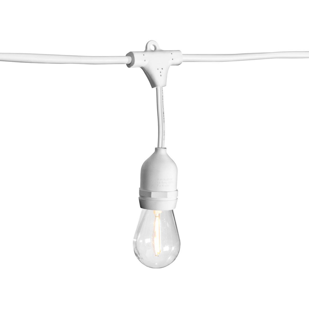 Black LED Outdoor String Lights T884539