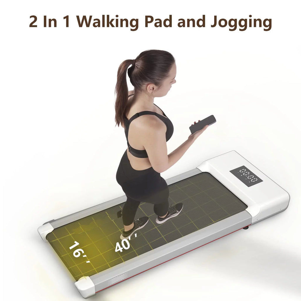 300lb 2.5HP Under Desk Treadmill with LED Display K839