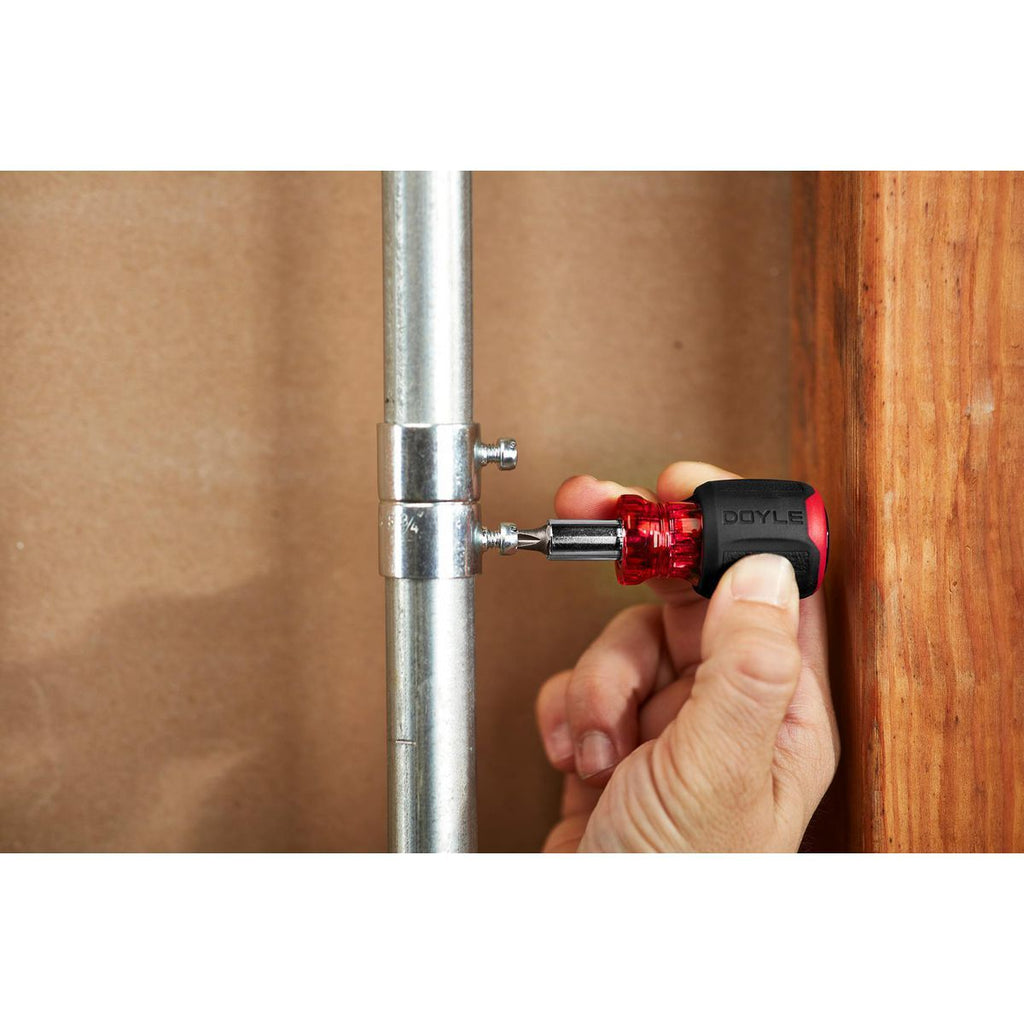 6-in-1 Stubby Screwdriver Nut Driver F719