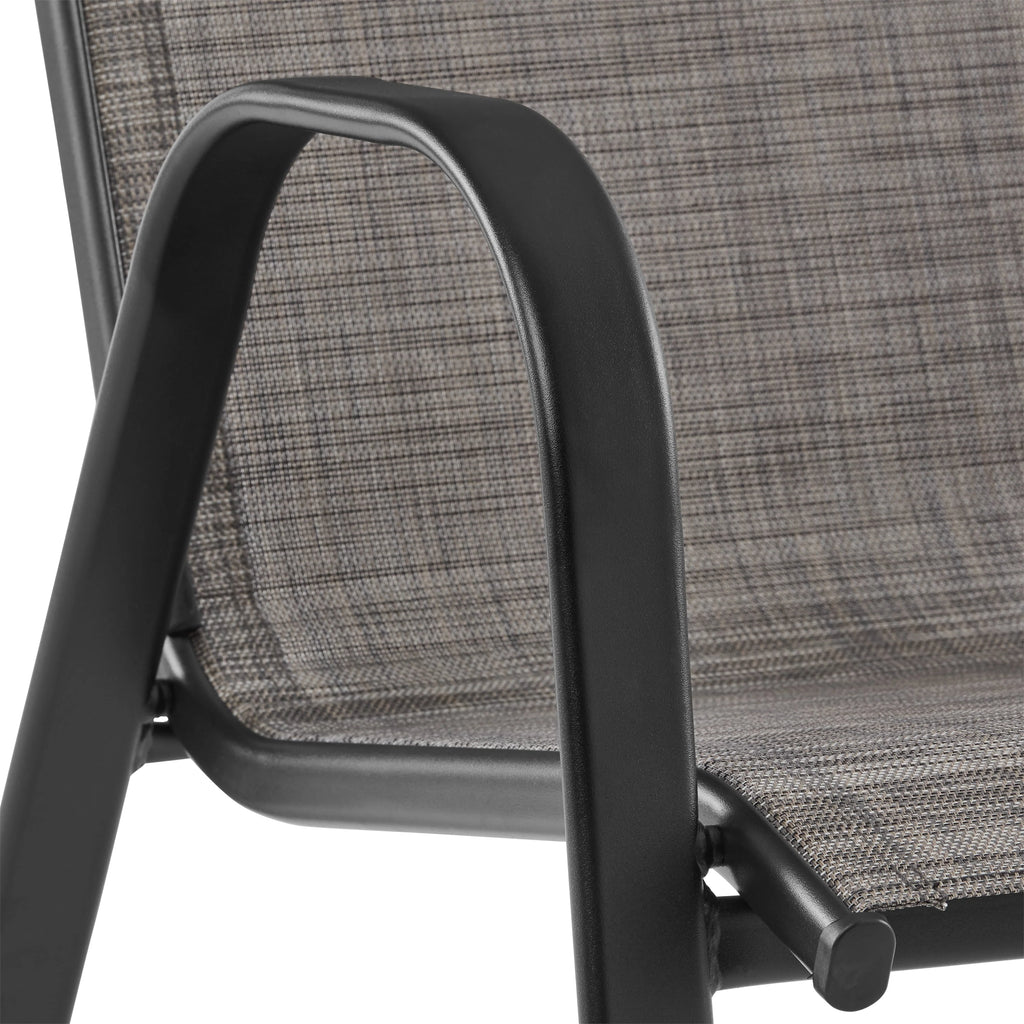Steel Stacking Chair 1 Pack Grey A107