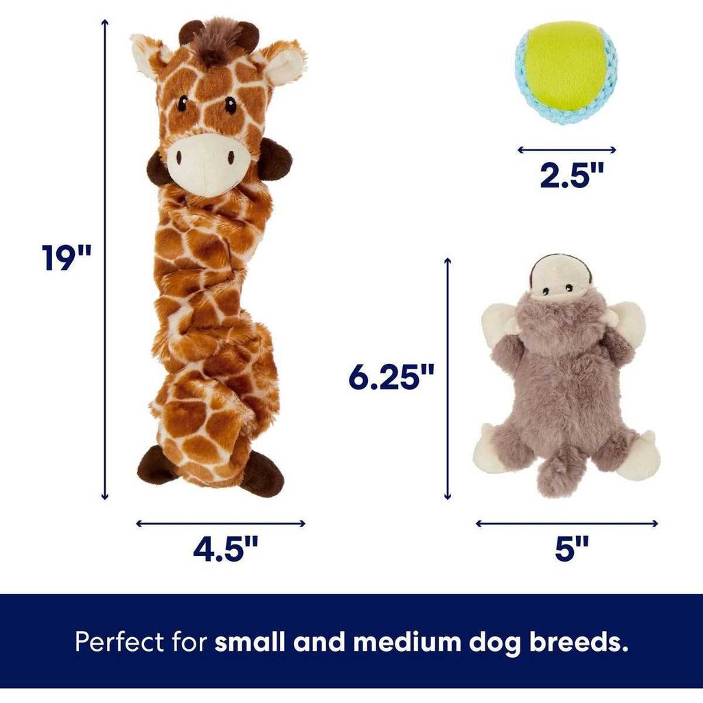 Plush & Rope Dog Toy S98640